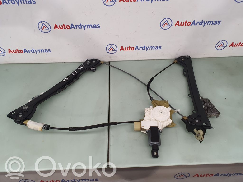 BMW 3 E92 E93 Front door window regulator with motor 