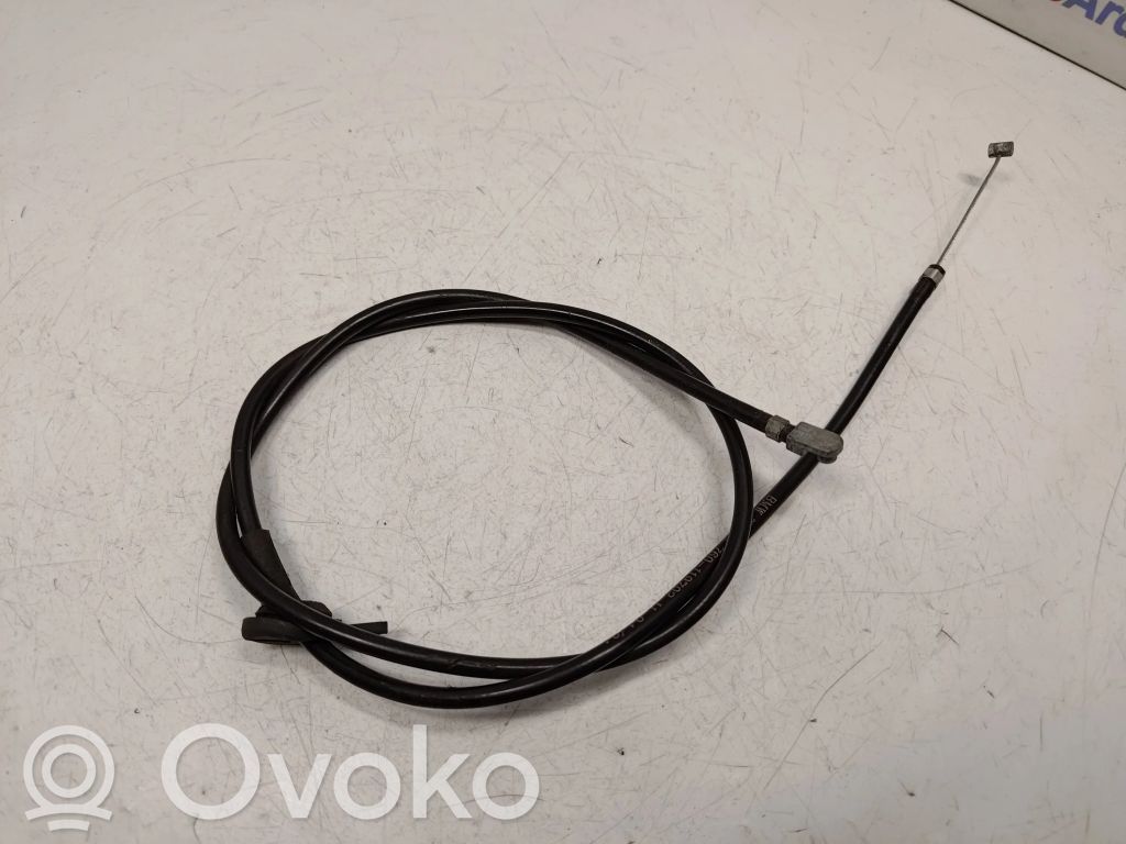 BMW 5 E60 E61 Système poignée, câble pour serrure de capot 