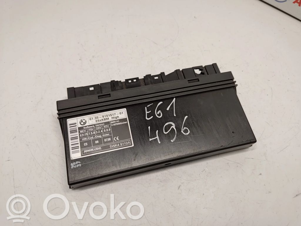 BMW 5 E60 E61 Kėbulo modulis 