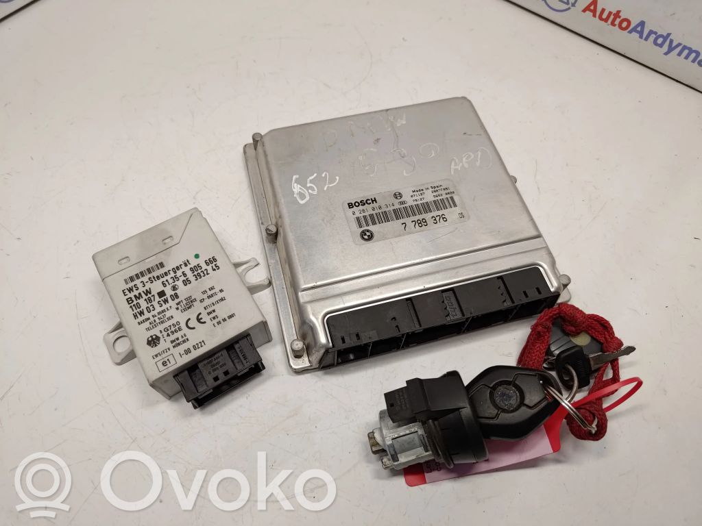 Engine ECU kit and lock set   7789376,13617789376,0281010314,61356905666