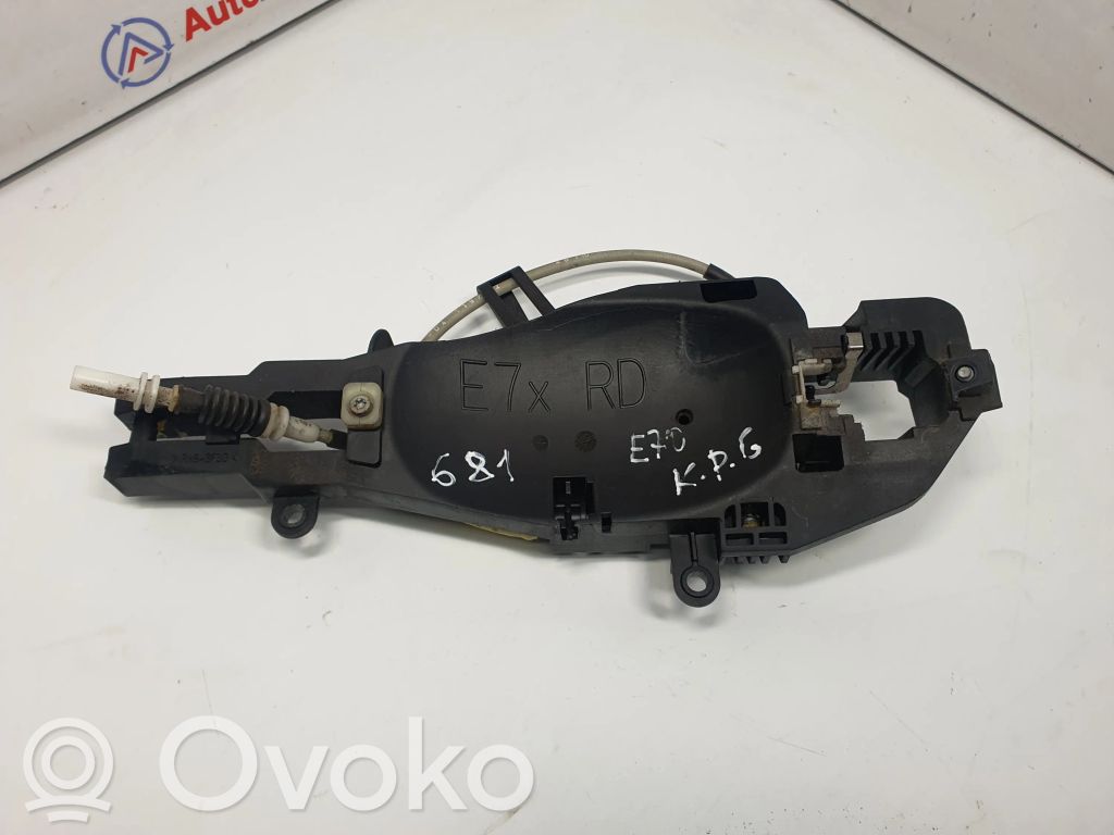 BMW X5 E70 Klamka/wspornik zewnętrzny drzwi tylnych 