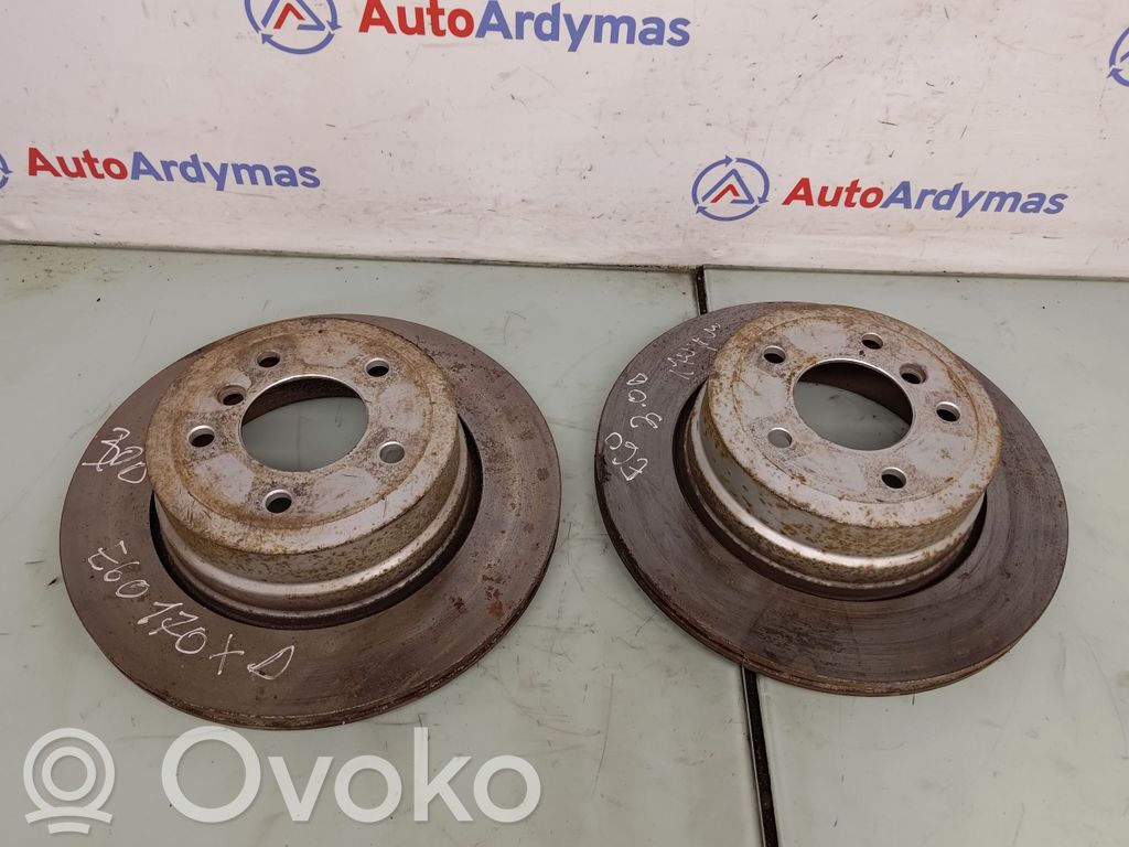 BMW 5 E60 E61 Galinis stabdžių diskas 