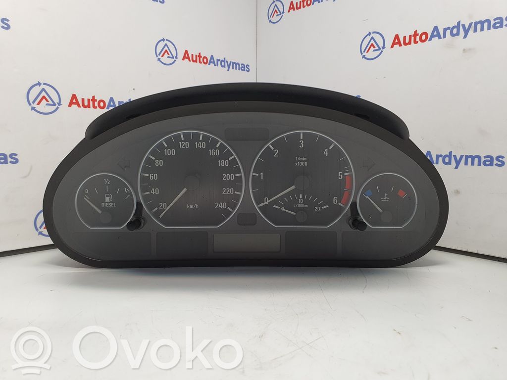 BMW 3 E46 Speedometer (instrument cluster) 