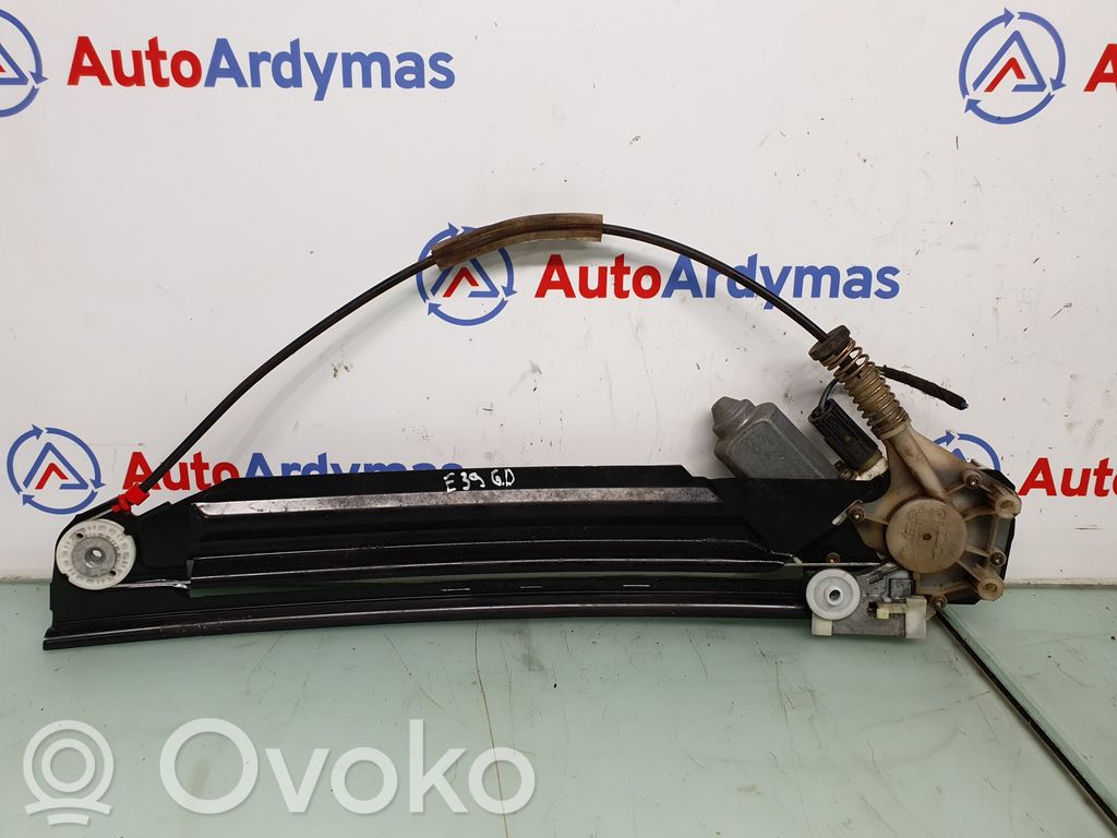 BMW 5 E39 Regulador de puerta trasera con motor 