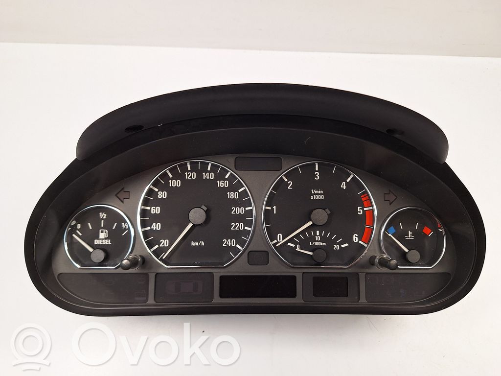 BMW 3 E46 Geschwindigkeitsmesser Cockpit 