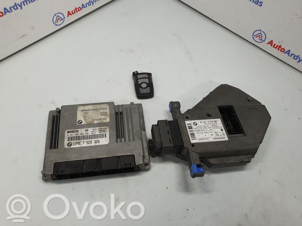 BMW 7 E65 E66 Engine ECU kit and lock set 