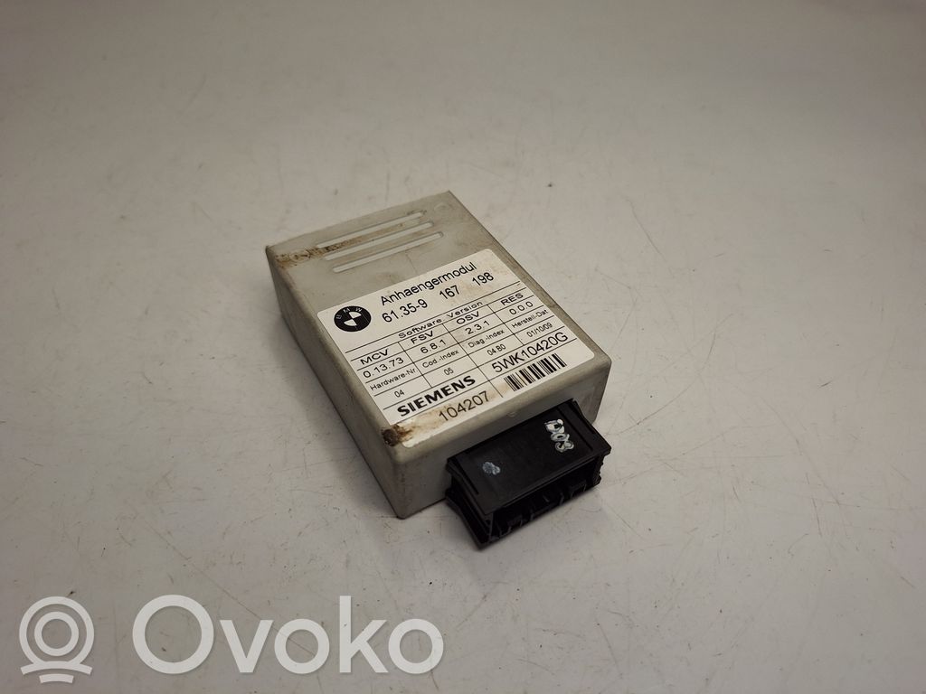 BMW 5 E60 E61 Tow bar trailer control unit/module 