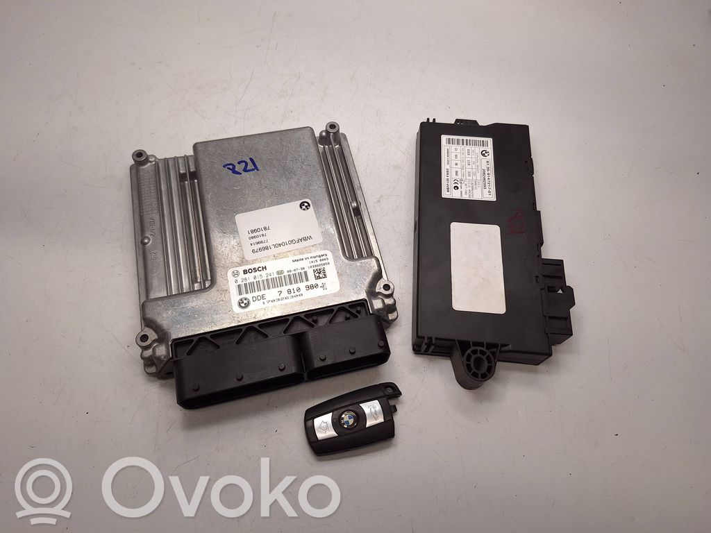 BMW X6 E71 Engine ECU kit and lock set 