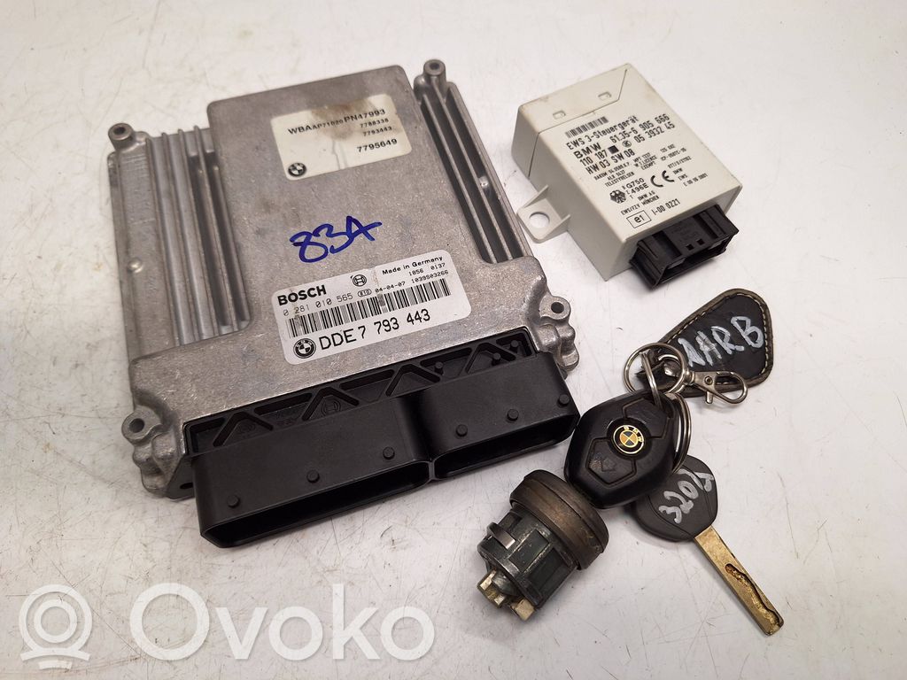 BMW 3 E46 Engine ECU kit and lock set 