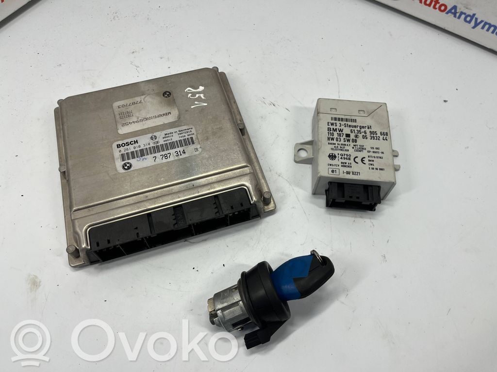 BMW 5 E39 Engine ECU kit and lock set 