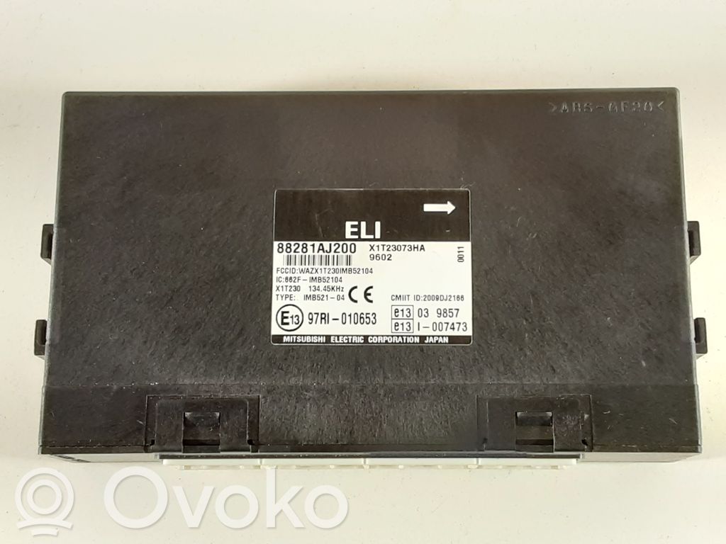 Engine control unit/module ECU   88281AJ200,X1T23073HA,WAZX1T230IMB52104
