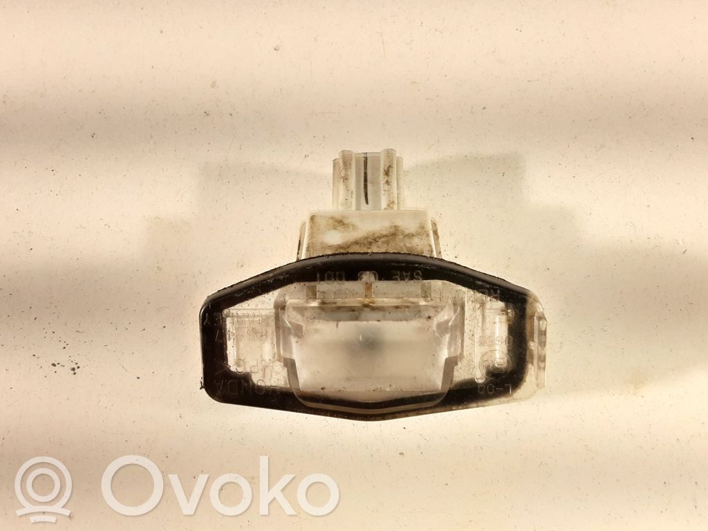 Honda Civic Éclairage de plaque d'immatriculation 