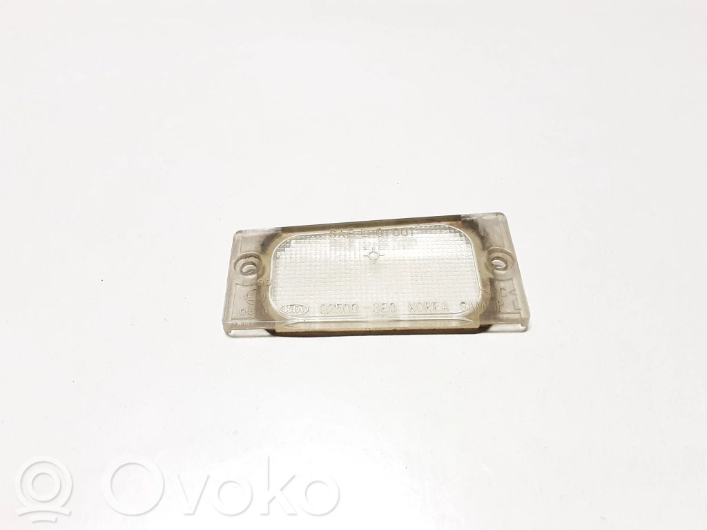 KIA Sorento Éclairage de plaque d'immatriculation 