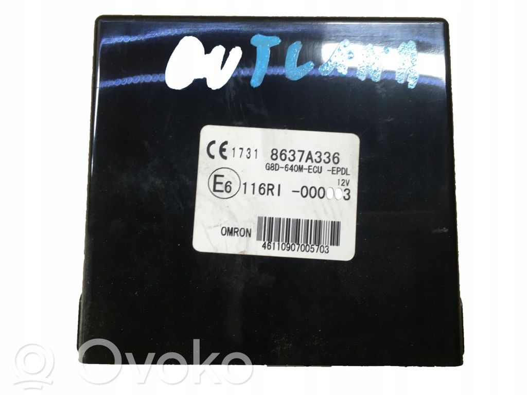 Autres unités de commande / modules   8637A336