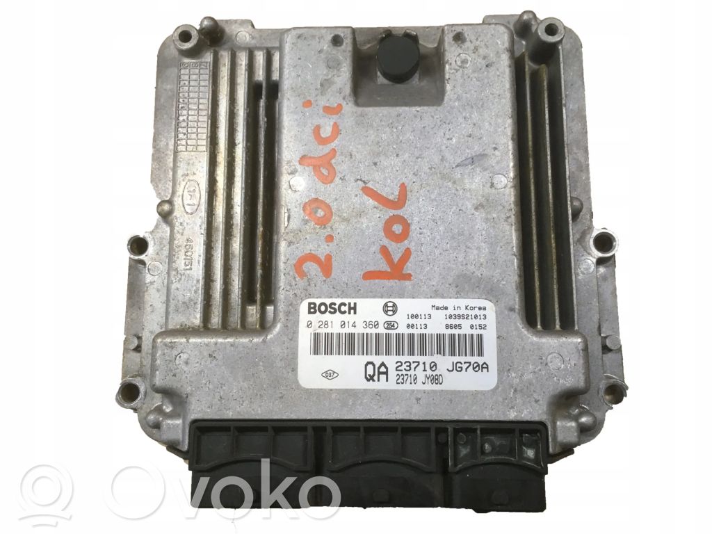Renault Koleos I Engine control unit/module 
