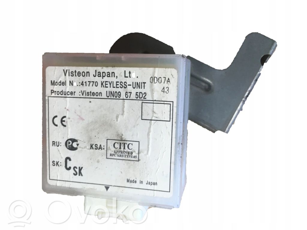 Other control units/modules   41770