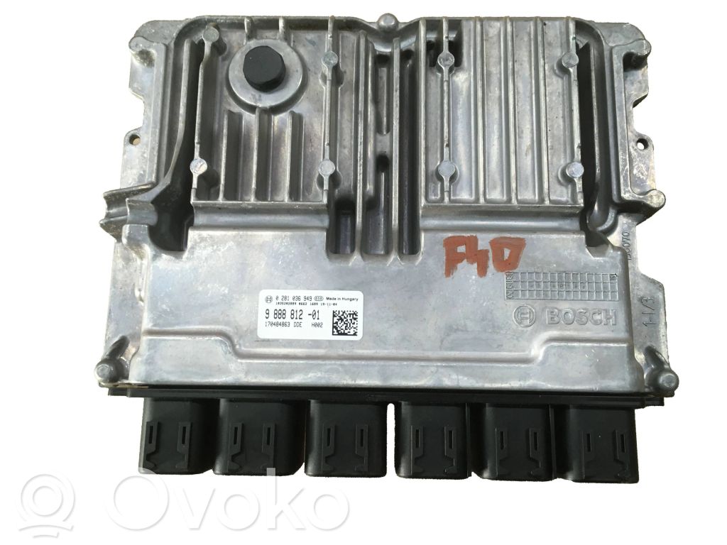 Engine control unit/module   9888812,170484863,0281036949