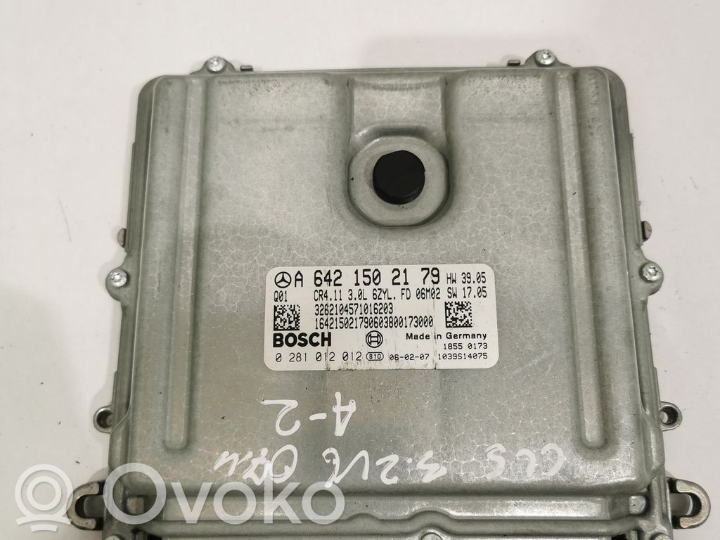 Sterownik / Moduł ECU   A6421502179,0281012012