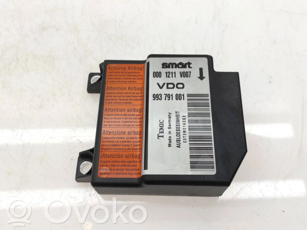 Smart ForTwo I Airbag control unit/module 