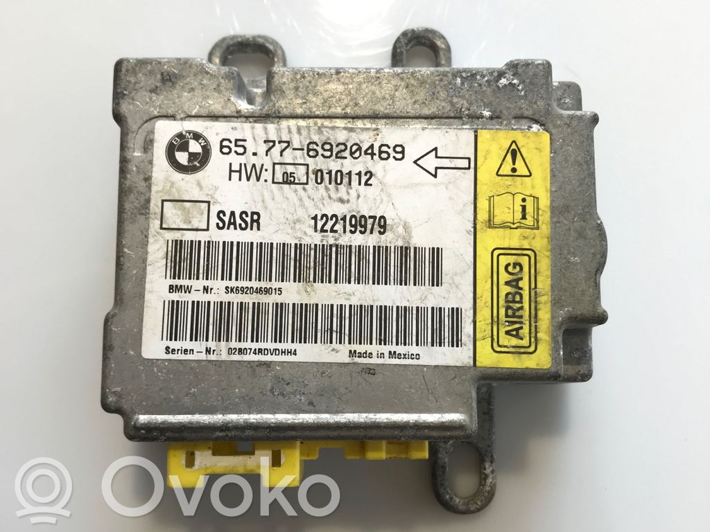 Airbag control unit/module   6920469,12219979