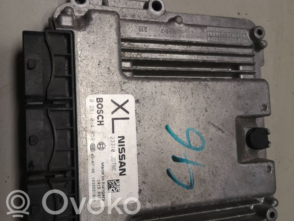 Nissan Qashqai+2 Engine control unit/module 