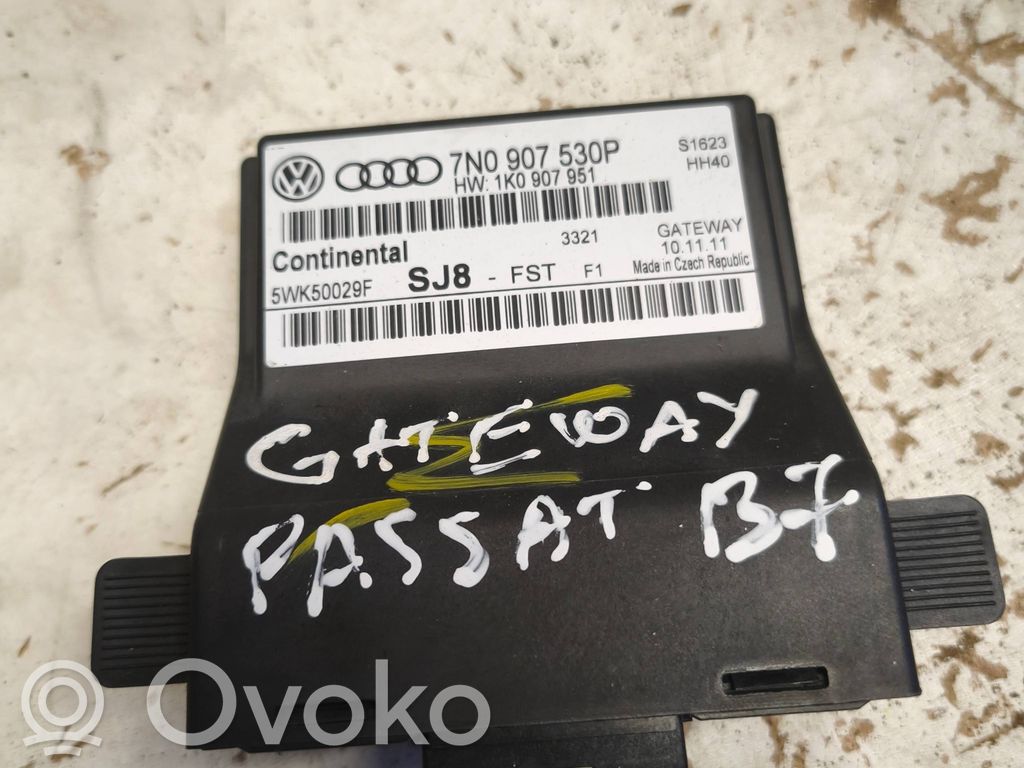 Volkswagen PASSAT B7 Módulo de control Gateway 