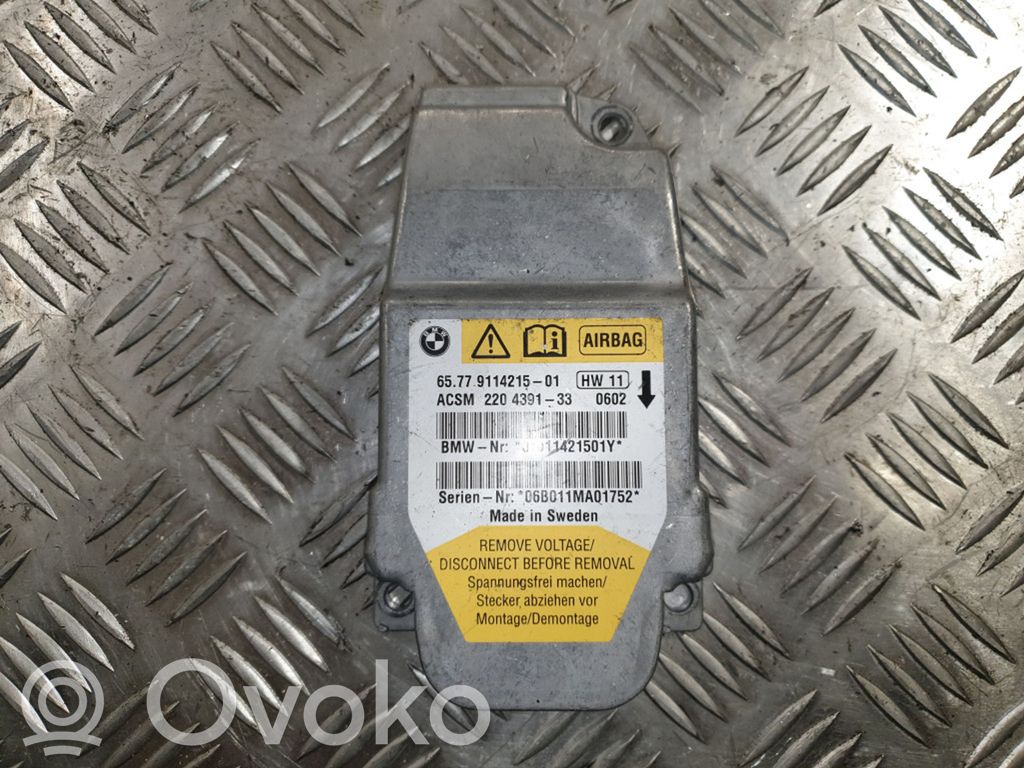 BMW 5 E60 E61 Airbag control unit/module 