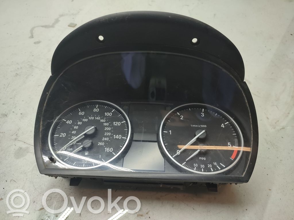 BMW 3 E90 E91 Speedometer (instrument cluster) 