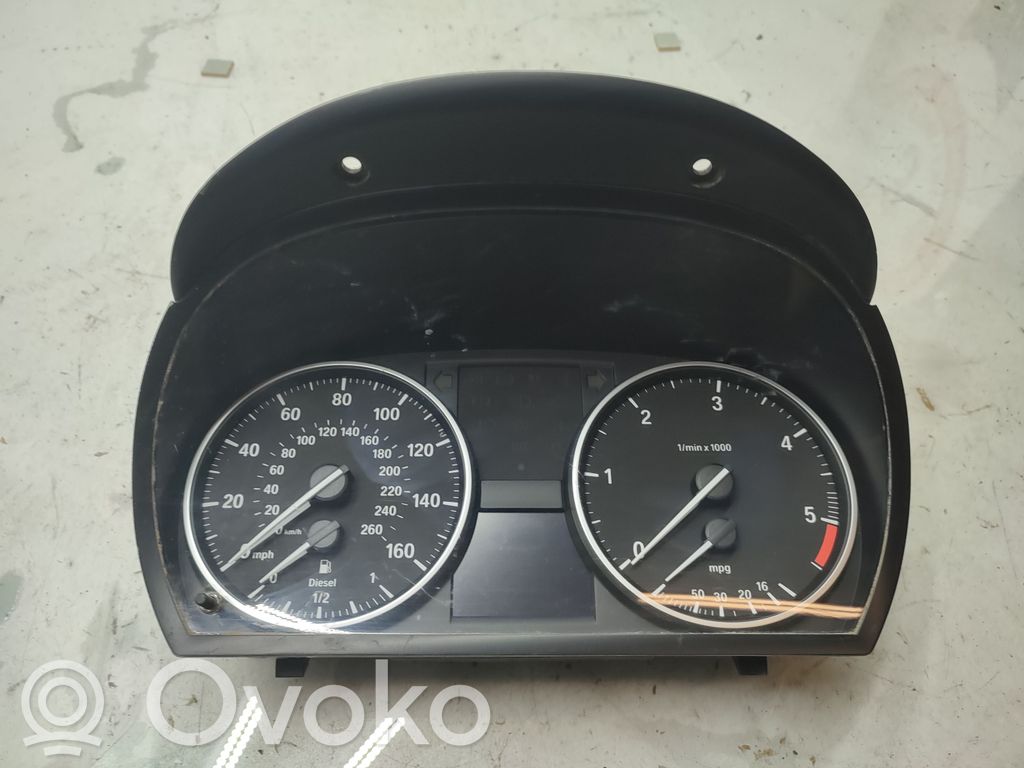 BMW 3 E90 E91 Speedometer (instrument cluster) 