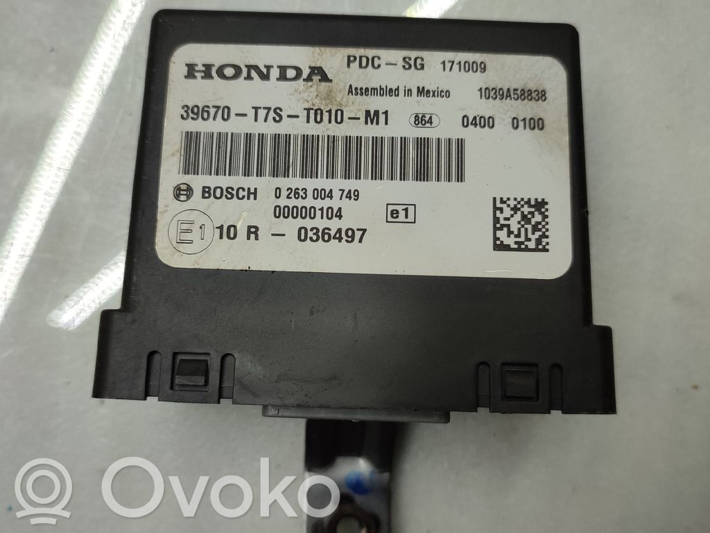 Honda HR-V Unité de commande, module PDC aide au stationnement 