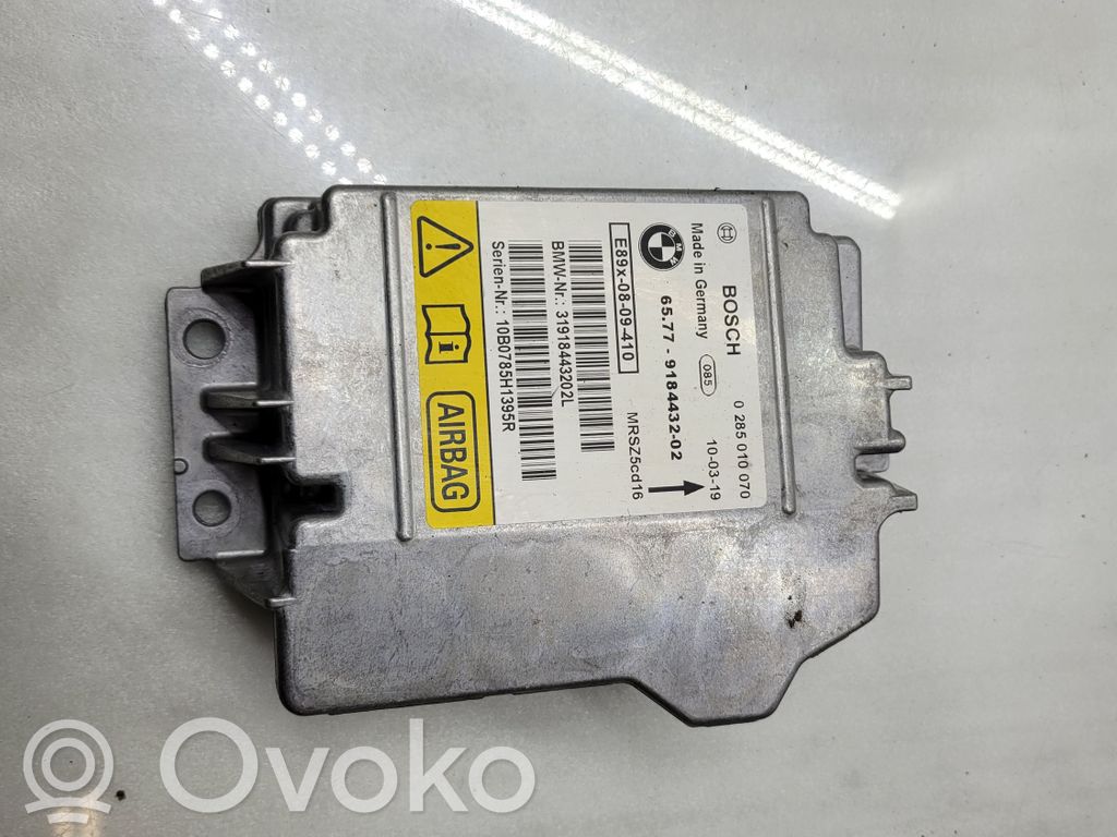 BMW 3 E92 E93 Oro pagalvių valdymo blokas 