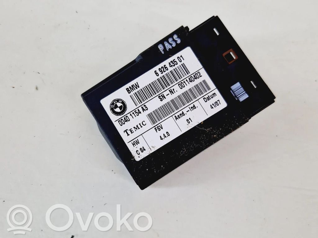 BMW 3 E90 E91 Module de commande de siège 