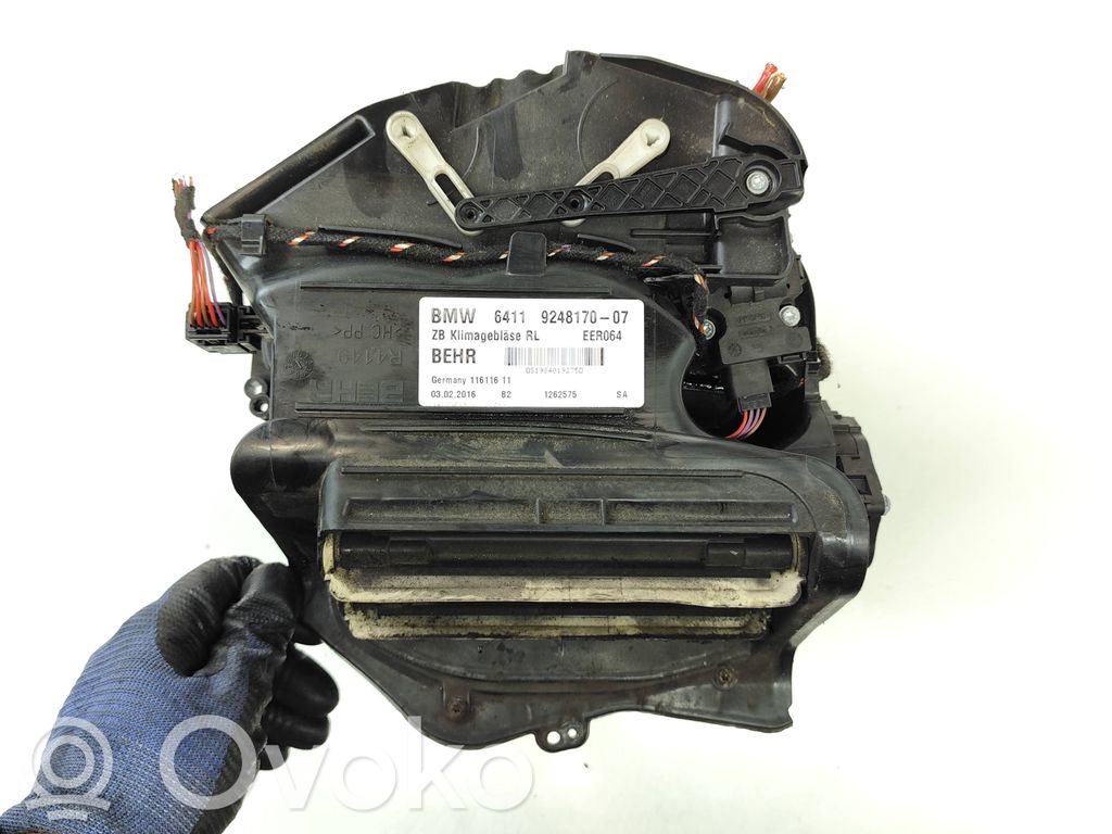 BMW 5 F10 F11 Wentylator nawiewu / Dmuchawa 