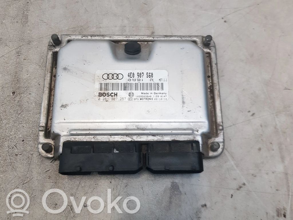 Audi A8 S8 D3 4E Engine control unit/module 