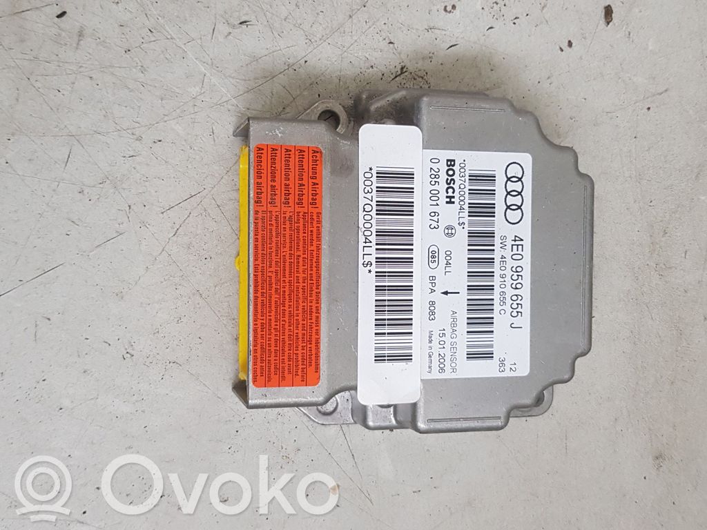 Audi A8 S8 D3 4E Airbag control unit/module 