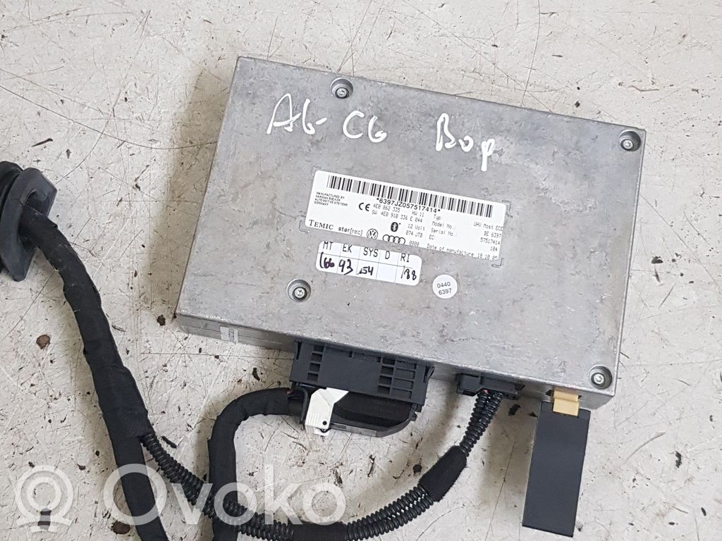 Audi A6 S6 C6 4F Unidad de control/módulo de bluetooth 