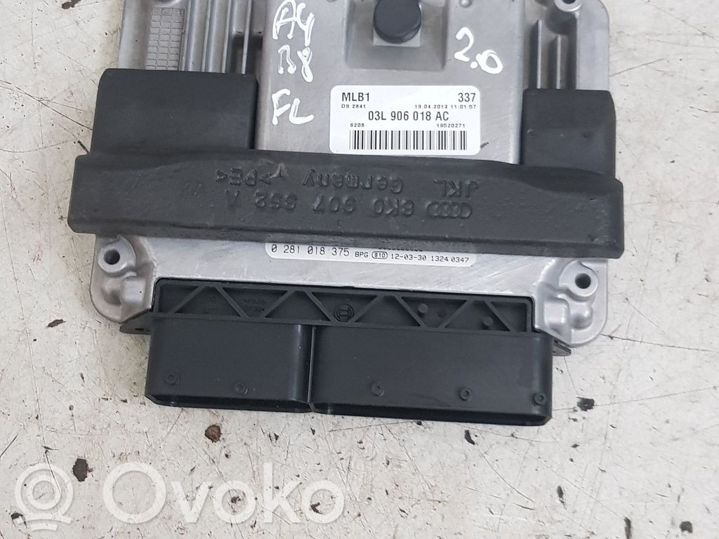 Audi A4 S4 B8 8K Variklio valdymo blokas 