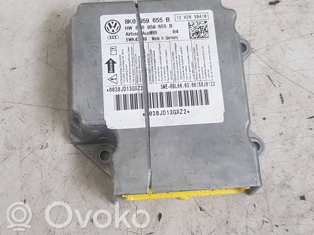 Audi A4 S4 B8 8K Airbag control unit/module 