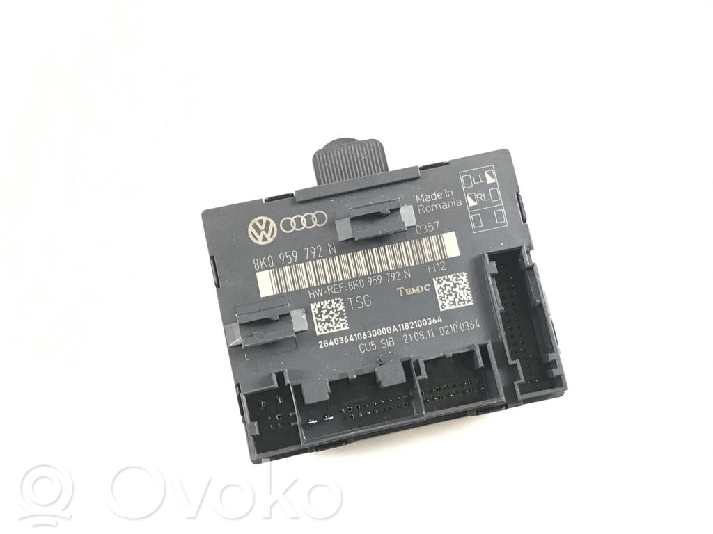 Audi A4 S4 B8 8K Door control unit/module 