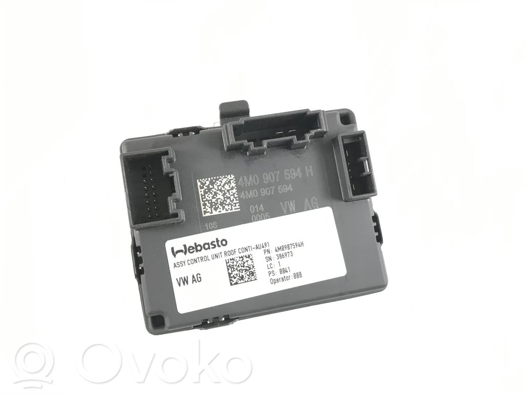 Audi A4 S4 B9 Unité de commande / module de toit ouvrant 