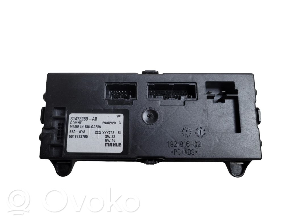 Volvo XC90 Climate control unit 