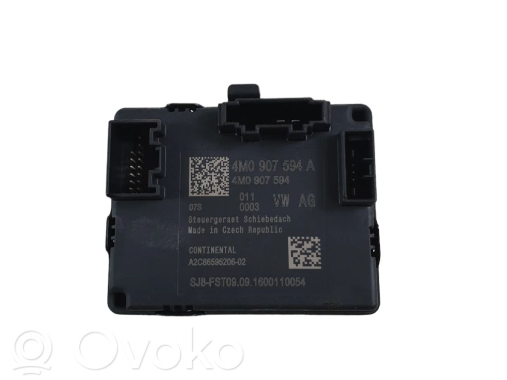 Audi A4 S4 B9 Unité de commande / module de toit ouvrant 