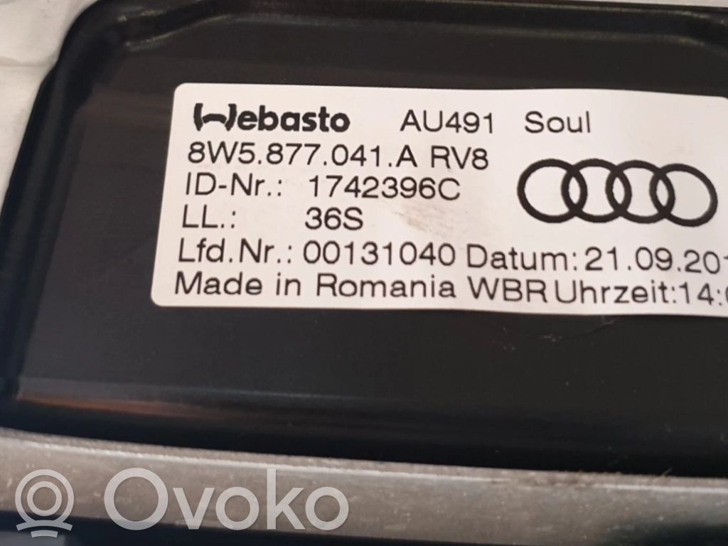 Audi A4 S4 B9 Schiebedach-Set 