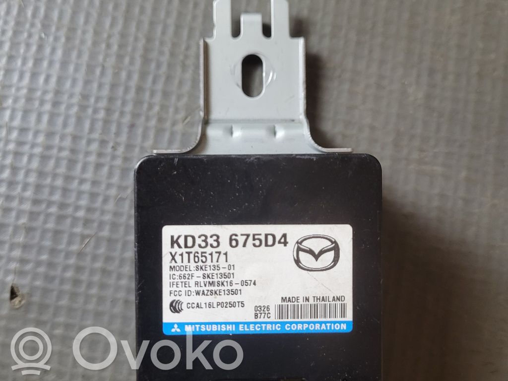 Mazda CX-5 II Keyless (KESSY) go control unit/module 