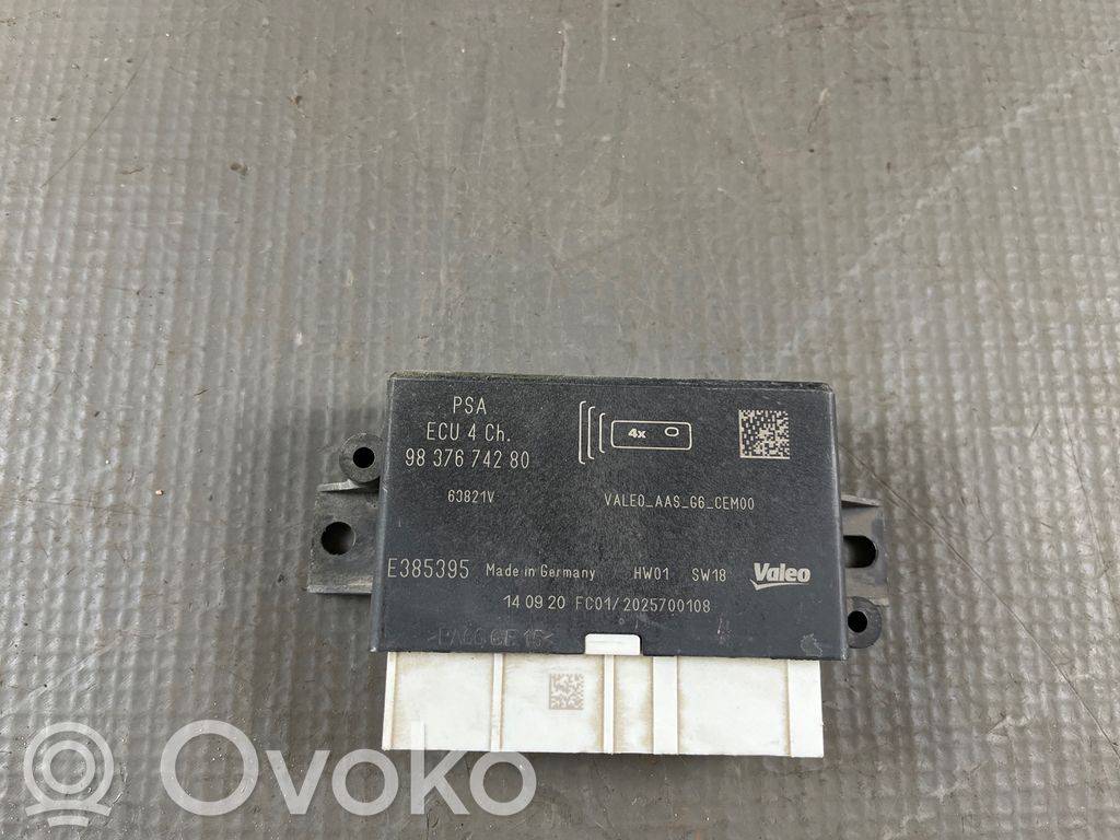 Peugeot 208 II Parkošanas (PDC) vadības bloks 