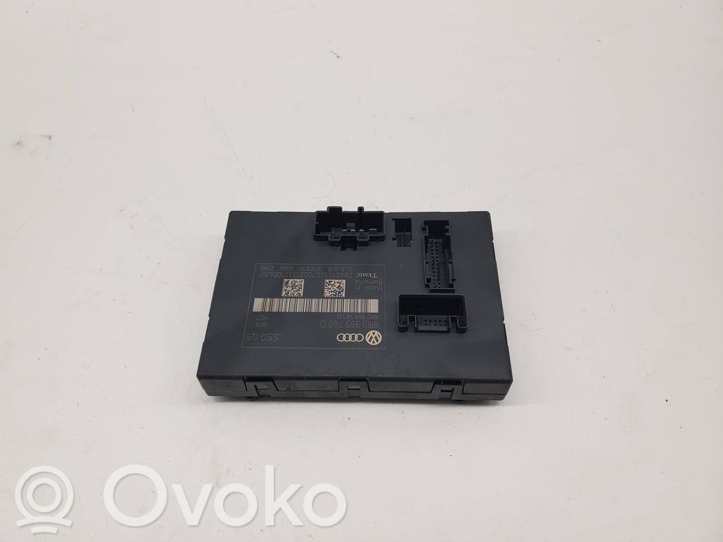 Module de commande de siège   8R0959760D,8R0959760B