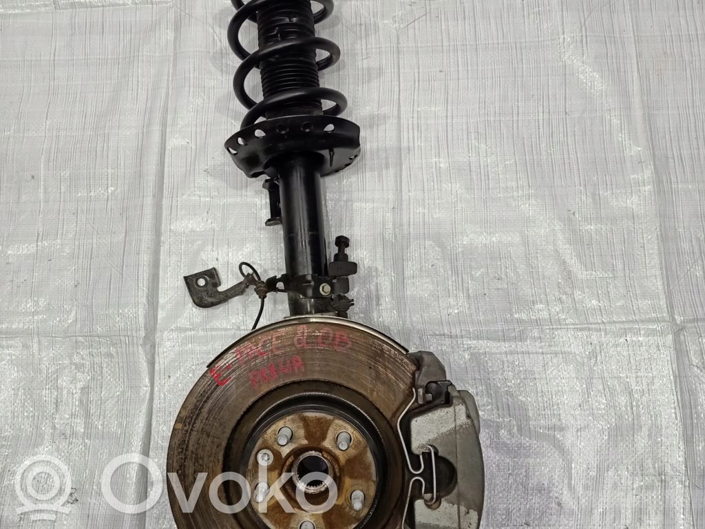 Front wheel hub spindle knuckle