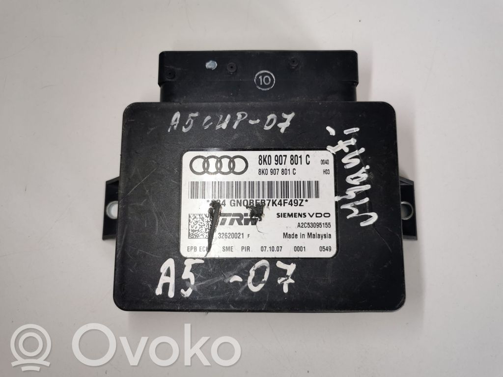 Audi A5 8T 8F Module de commande de frein à main 