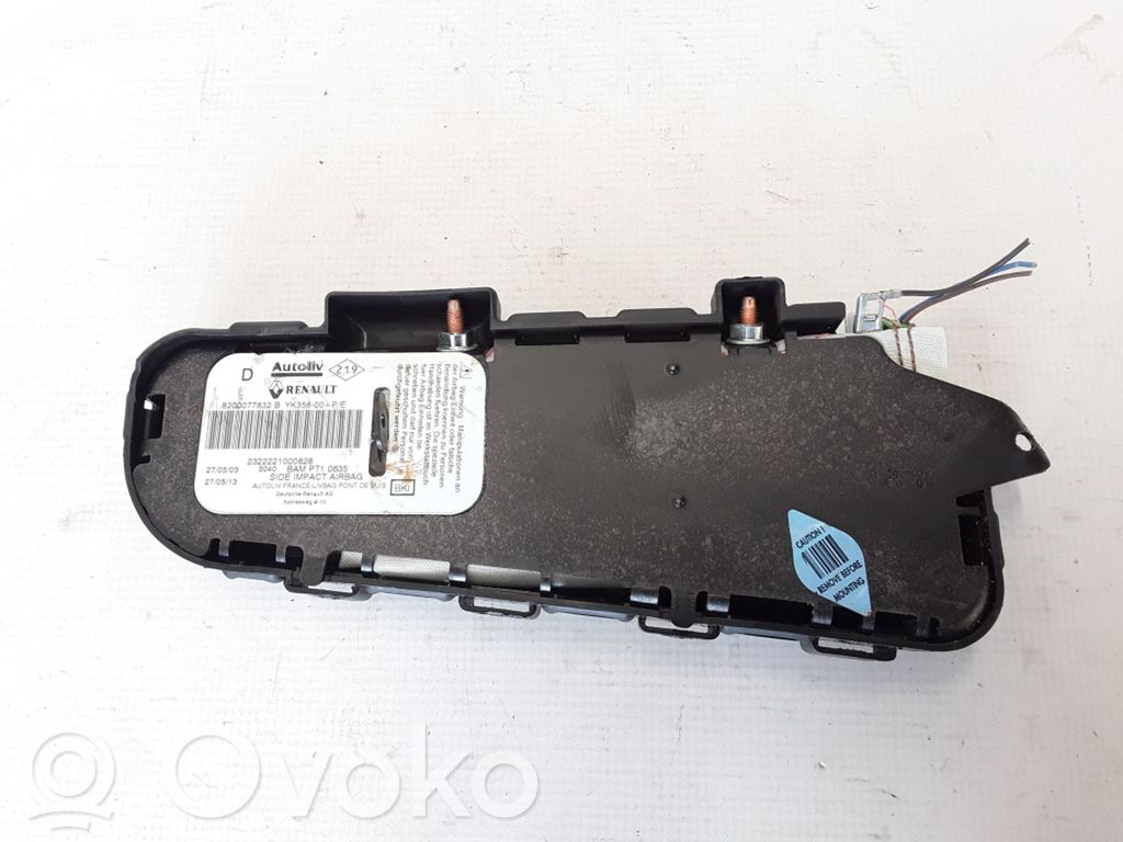 Renault Megane II Poduszka powietrzna Airbag fotela 