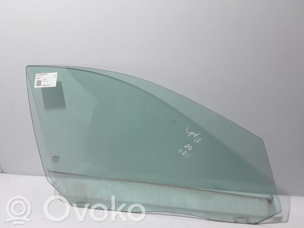 Volvo S80 Front door window glass four-door 